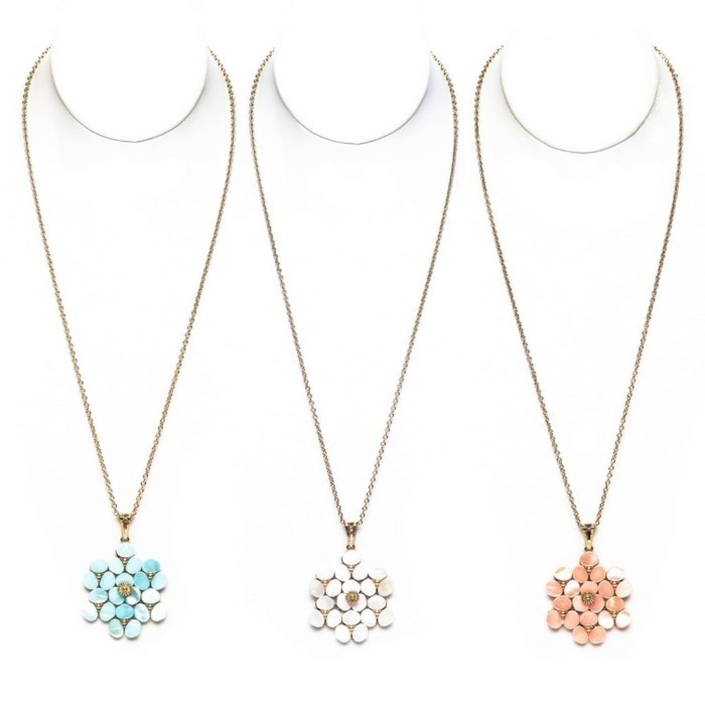 Long Flower Necklace